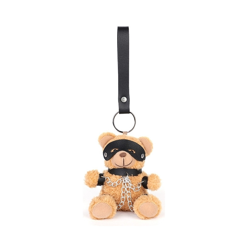 BDSMaster Ours Peluche Porte-Clés Beari Chain Noir